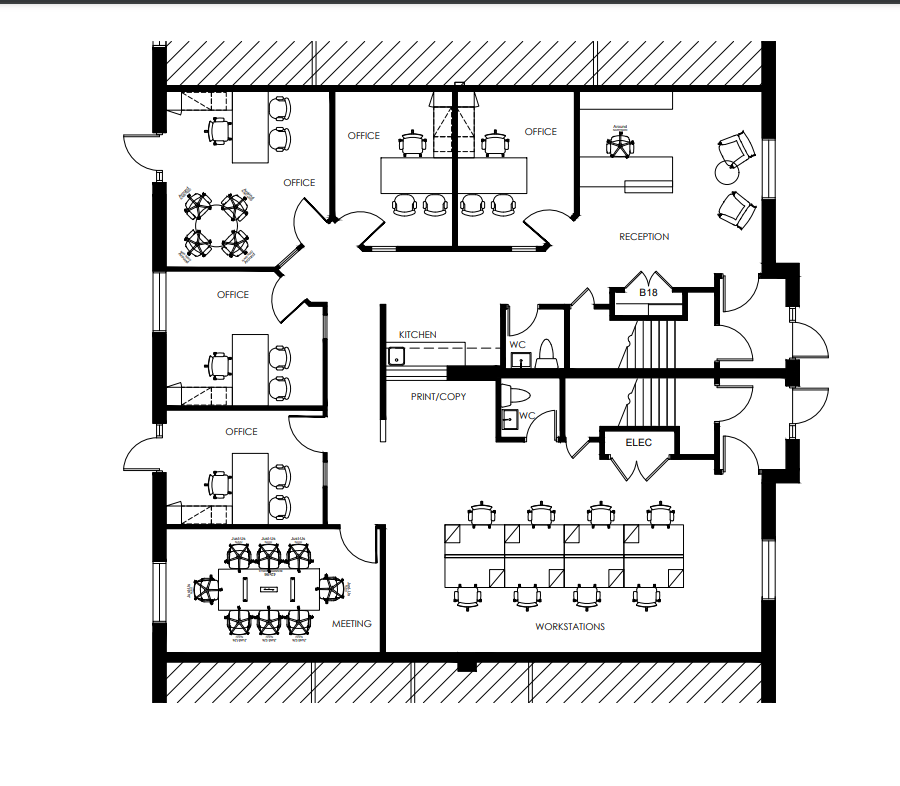 5407 Eglinton Ave W, Toronto, ON for lease Floor Plan- Image 1 of 1