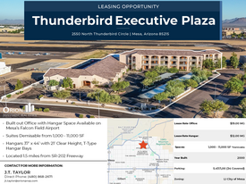 Thunderbird Executive Plaza - Airplane Hangar