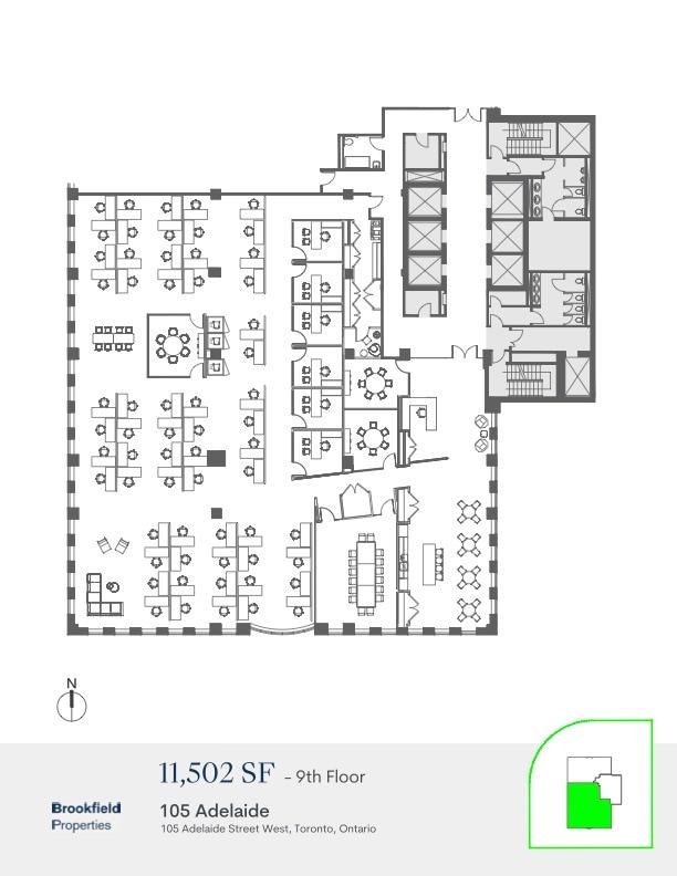 105 Adelaide St W, Toronto, ON for lease Floor Plan- Image 1 of 1