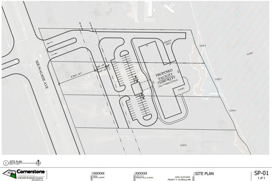 24857 Milwaukee Ave, Vernon Hills, IL for sale - Site Plan - Image 3 of 4