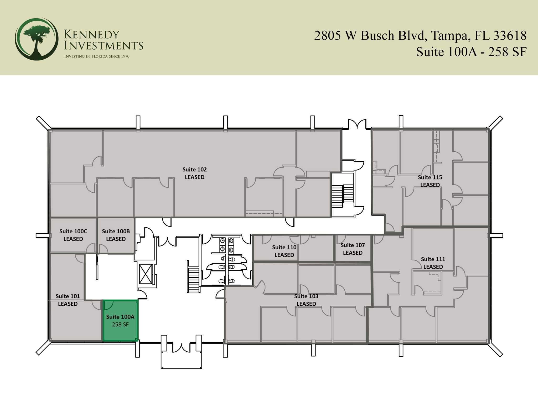 2807 W Busch Blvd, Tampa, FL for lease Site Plan- Image 1 of 1