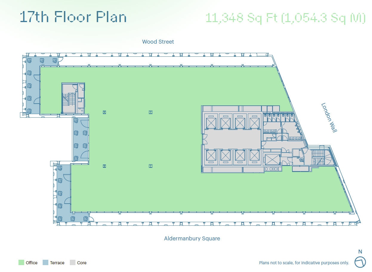 5 Aldermanbury Sq, London for lease Floor Plan- Image 1 of 1