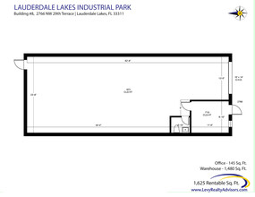 2696 NW 31st Ave, Lauderdale Lakes, FL for lease Floor Plan- Image 2 of 3