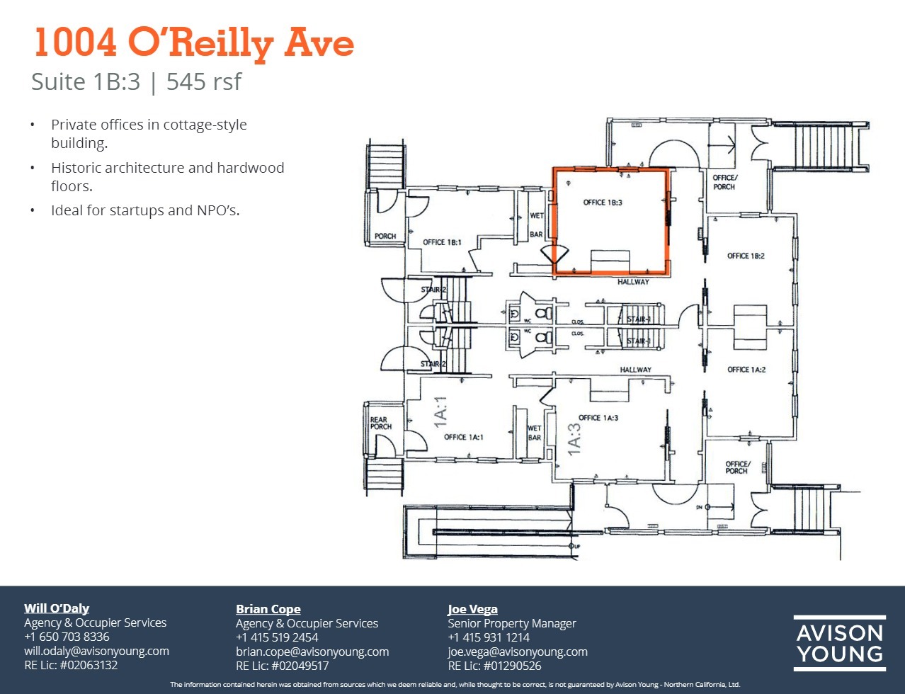 1012-1016 Torney Ave, San Francisco, CA for lease Floor Plan- Image 1 of 1