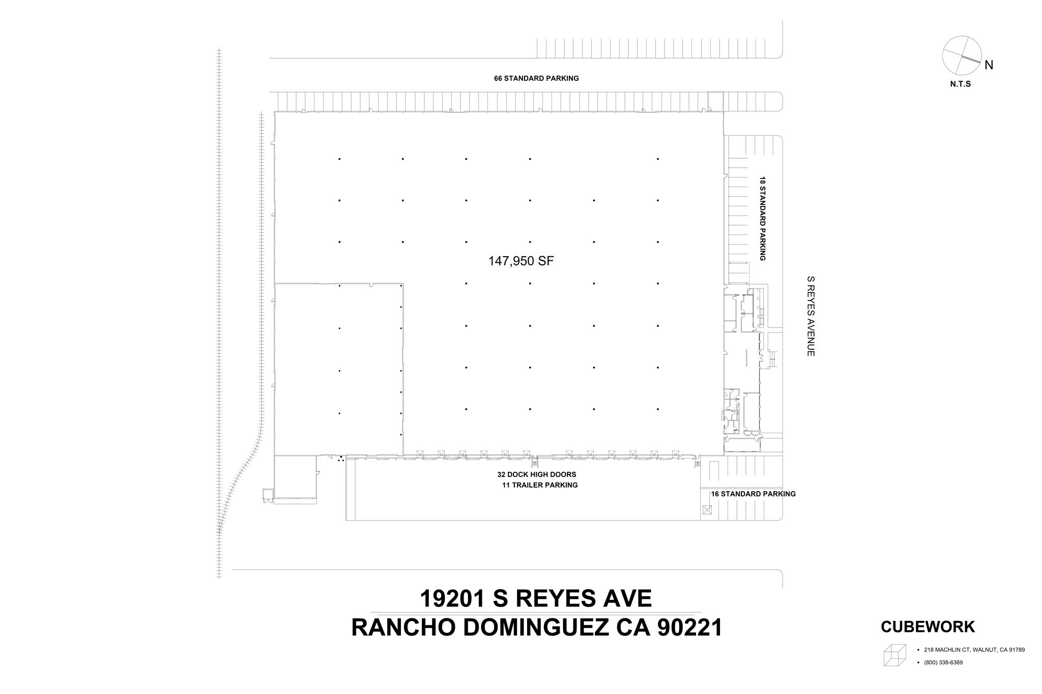 19201 S Reyes Ave, East Rancho Dominguez, CA for lease Site Plan- Image 1 of 14