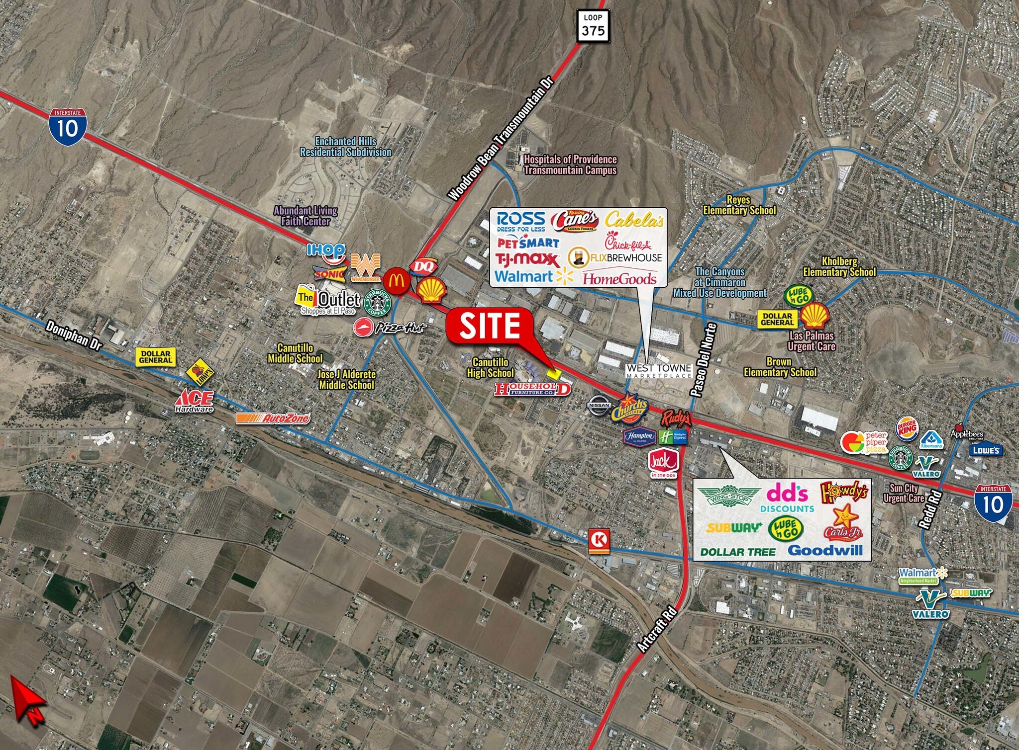S Desert Blvd, El Paso, TX, 79932 Commercial Land For Sale