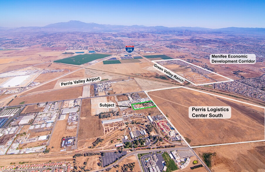 190 W Mapes Rd, Perris, CA for lease - Aerial - Image 3 of 3