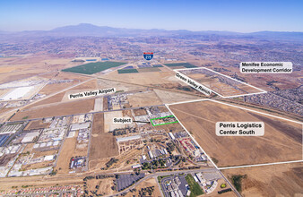 190 W Mapes Rd, Perris, CA - aerial  map view