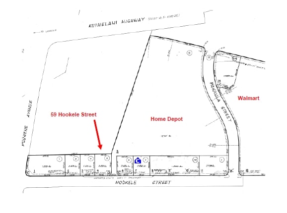 59 Hookele St, Kahului, HI for lease - Plat Map - Image 3 of 4
