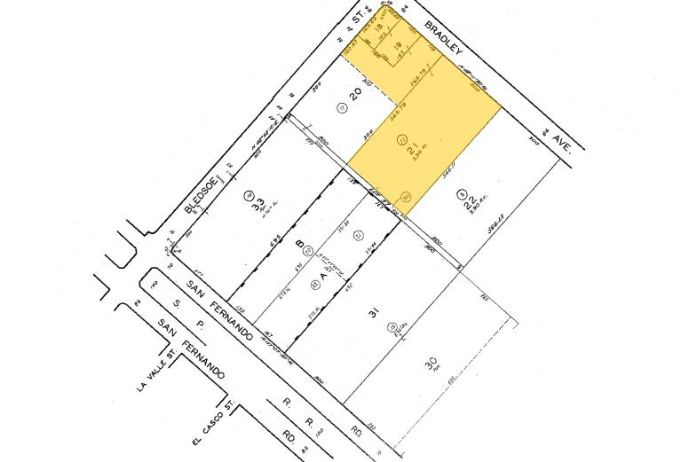 13073 Bradley Ave, Sylmar, CA for lease - Plat Map - Image 3 of 3