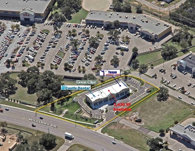 4506 Williams Dr, Georgetown, TX for sale Aerial- Image 1 of 1