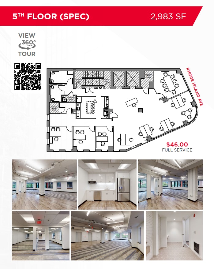 1710 Rhode Island Ave NW, Washington, DC for lease Floor Plan- Image 1 of 9