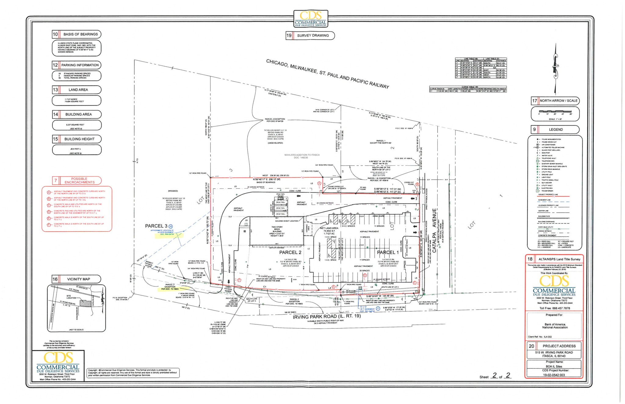 515 W Irving Park Rd, Itasca, IL for lease Site Plan- Image 1 of 1