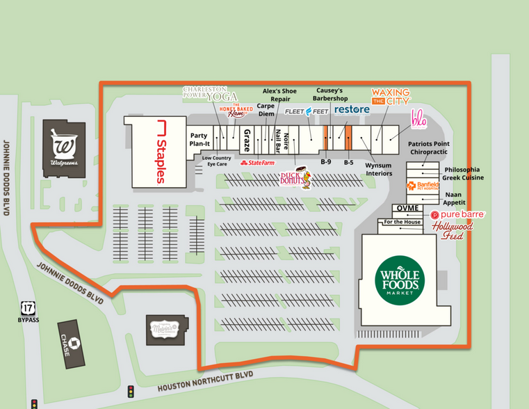 845-927 Houston Northcutt Blvd, Mt Pleasant, SC for lease - Site Plan - Image 2 of 13