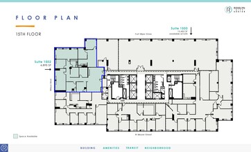 1700 N Moore St, Arlington, VA for lease Floor Plan- Image 2 of 2