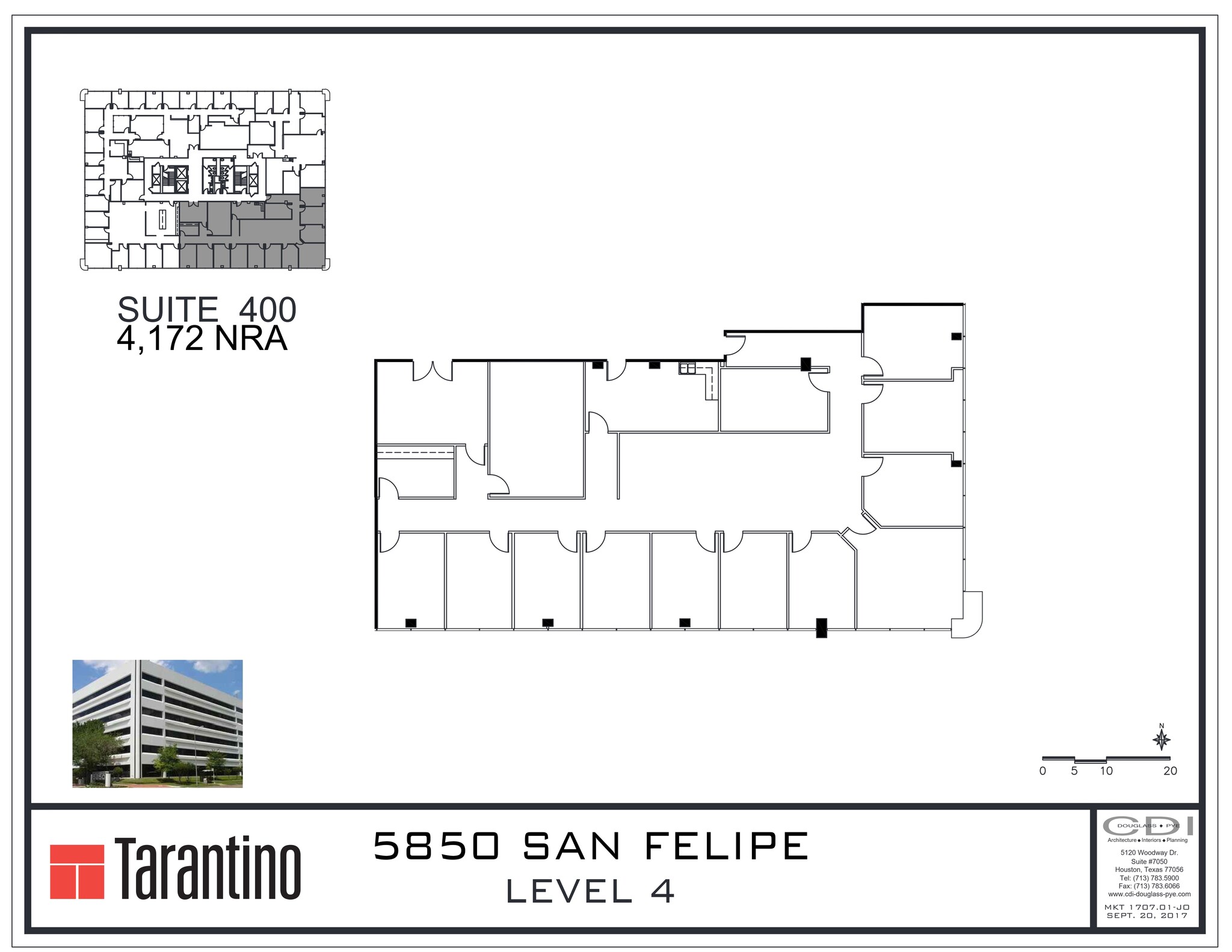 5850 San Felipe St, Houston, TX for lease Site Plan- Image 1 of 1