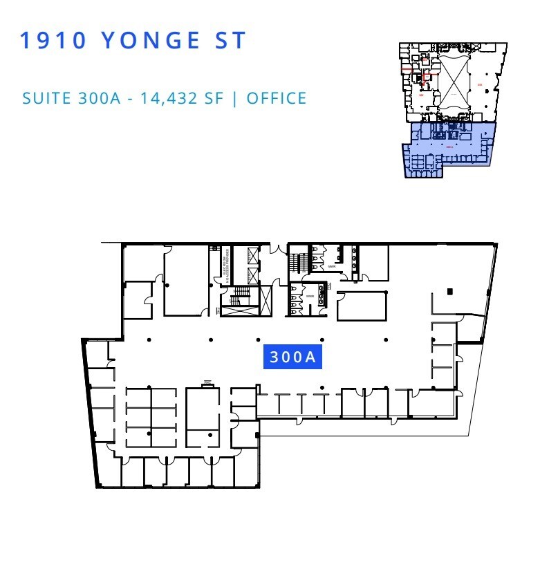 1910-1920 Yonge St, Toronto, ON for lease Floor Plan- Image 1 of 1