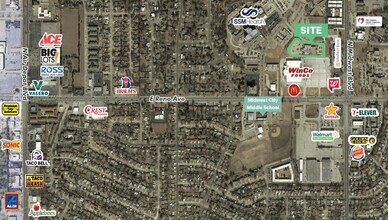 600 National Ave, Oklahoma City, OK - AERIAL map view