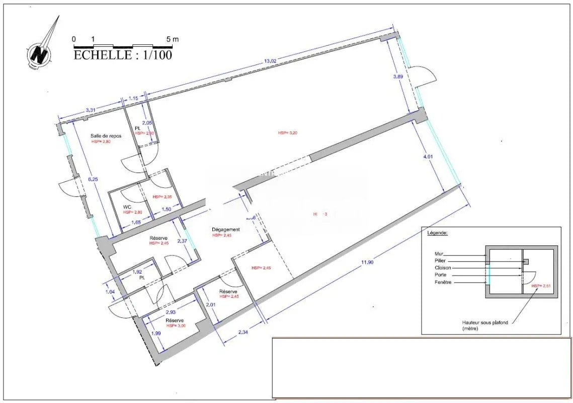 Retail in Colomiers for lease Floor Plan- Image 1 of 2