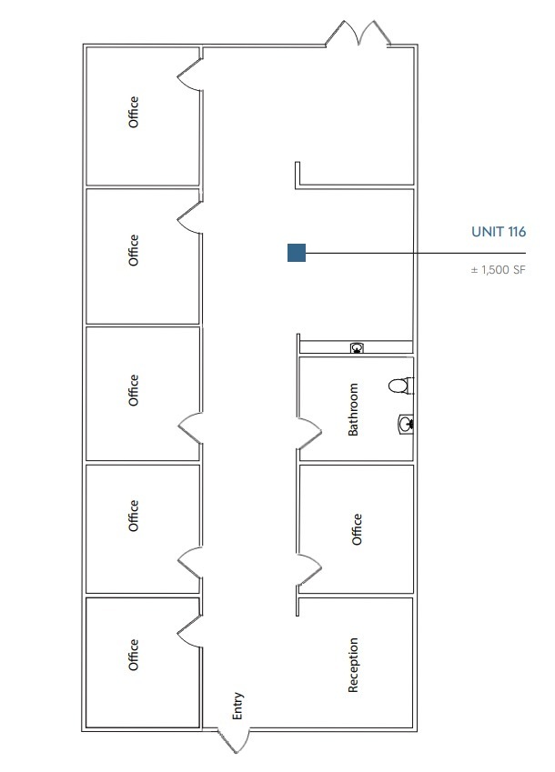 102-120 Donmoor Ct, Garner, NC for lease Floor Plan- Image 1 of 1