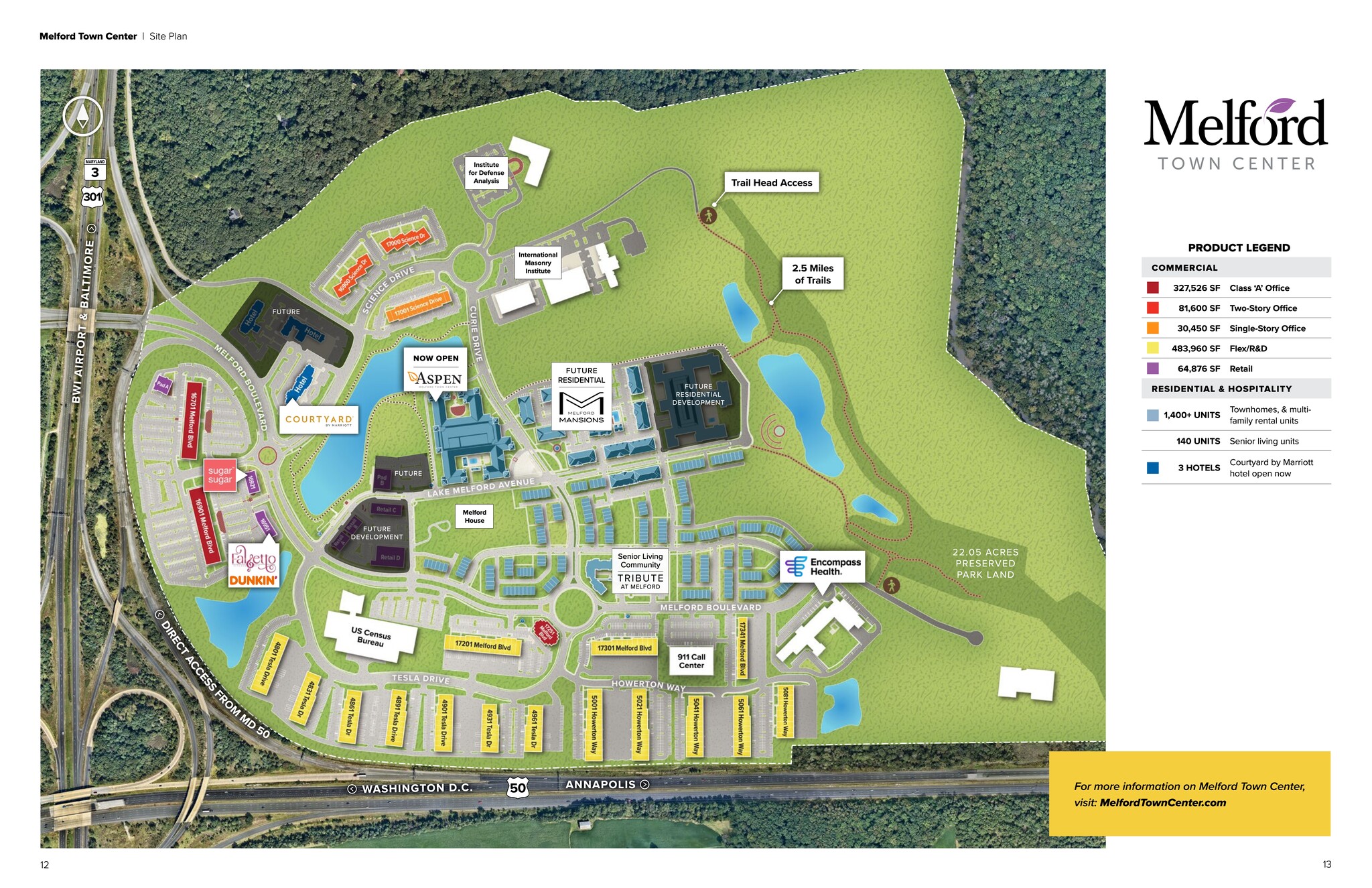 16901 Melford Blvd, Bowie, MD for lease Site Plan- Image 1 of 2