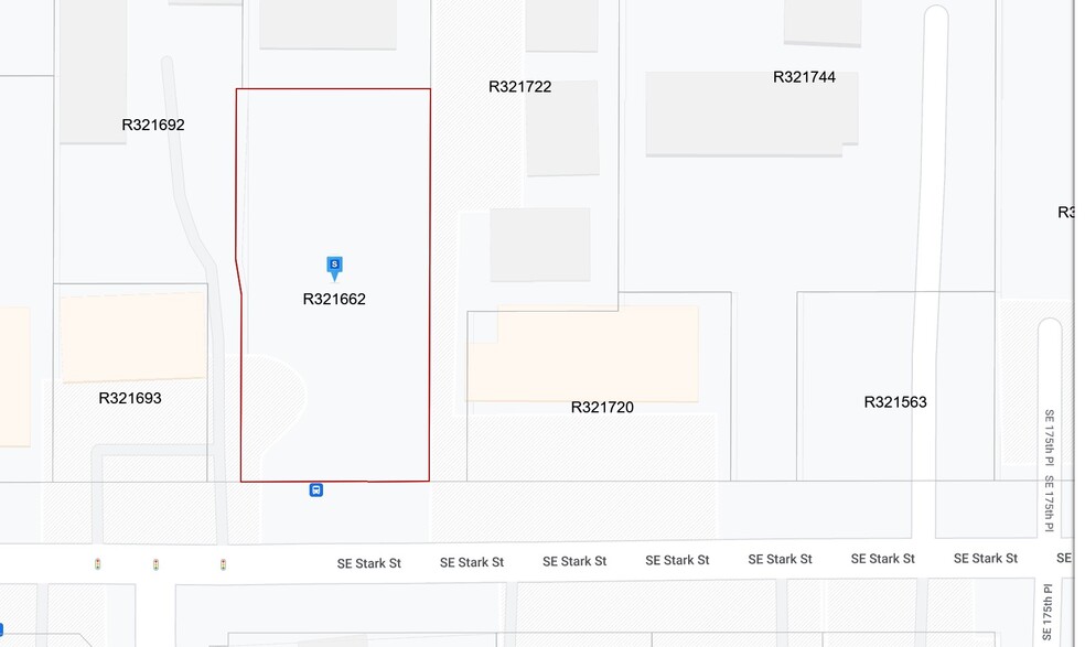 17347 SE Stark St, Portland, OR for sale - Plat Map - Image 2 of 2