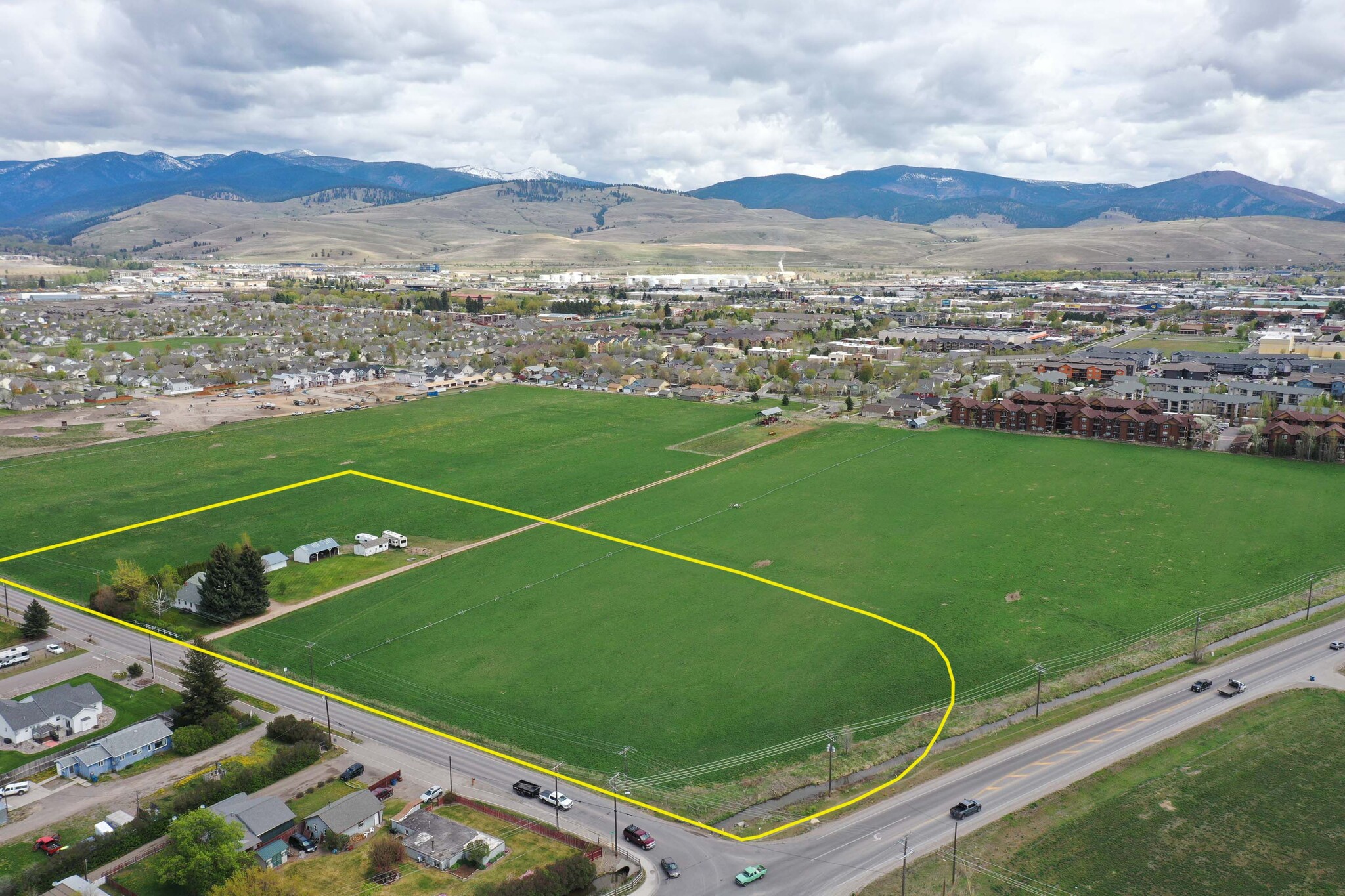 Residential Mixed Use Development Land, Missoula, MT for sale Aerial- Image 1 of 3