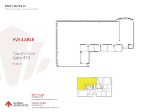 2121 RDU Center Dr, Morrisville, NC for lease Floor Plan- Image 1 of 1