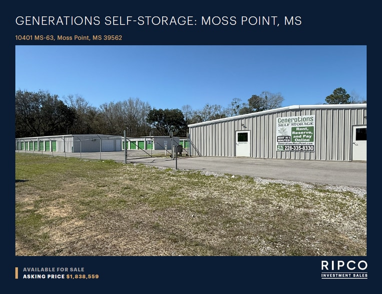 10401 Hwy 63, Moss Point, MS for sale - Building Photo - Image 1 of 2