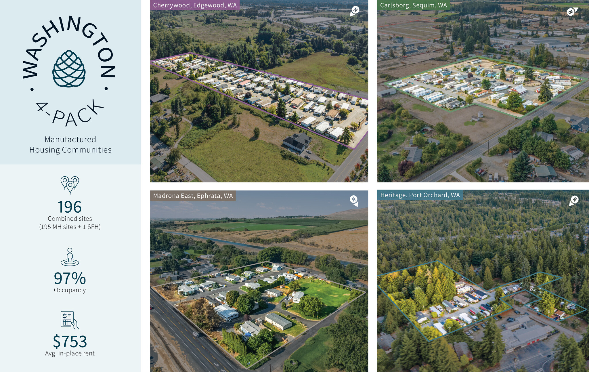 Washington MHC 4-Pack portfolio of 3 properties for sale on LoopNet.com Building Photo- Image 1 of 13