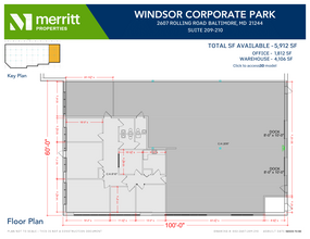 2601 N Rolling Rd, Windsor Mill, MD for lease Floor Plan- Image 1 of 1