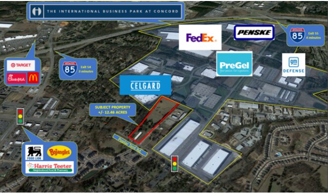 4758 Poplar Tent Rd, Concord, NC for lease - Aerial - Image 2 of 3
