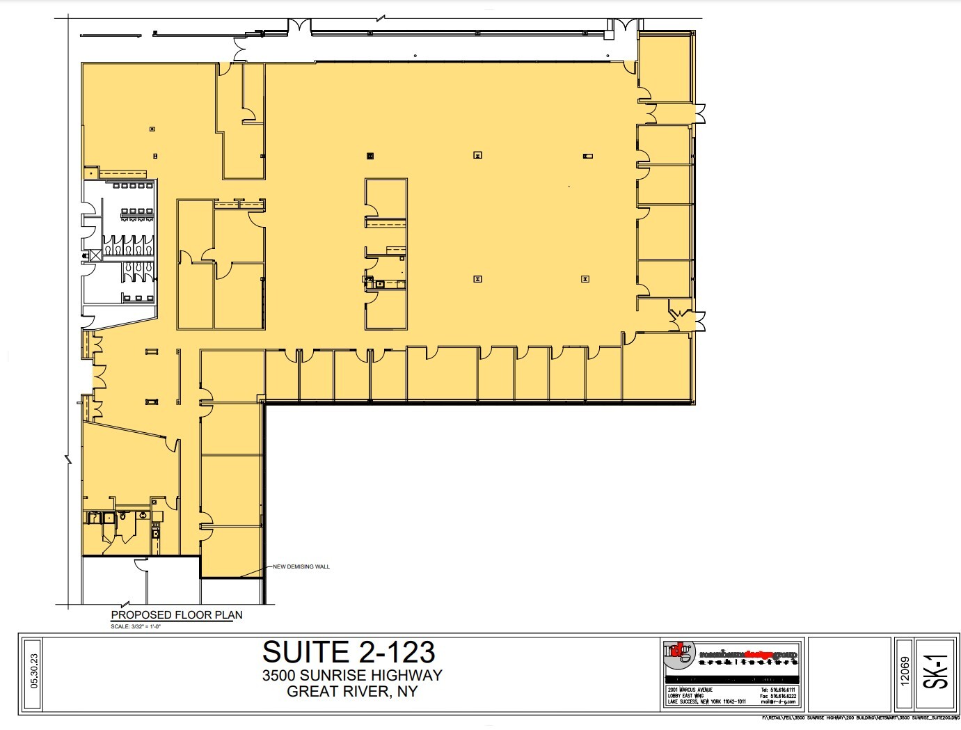 3500 Sunrise Business, Great River, NY for lease Floor Plan- Image 1 of 1