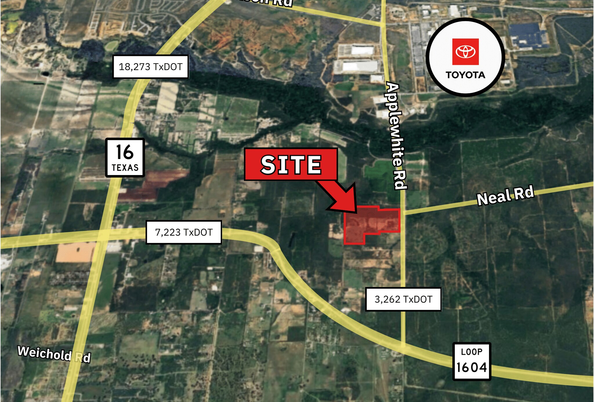 19217 Applewhite Rd, San Antonio, TX for sale Aerial- Image 1 of 3