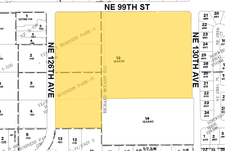 12611 NE 99th St, Vancouver, WA for sale - Plat Map - Image 3 of 11