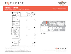 2973 W 7th St, Fort Worth, TX for lease Floor Plan- Image 1 of 6