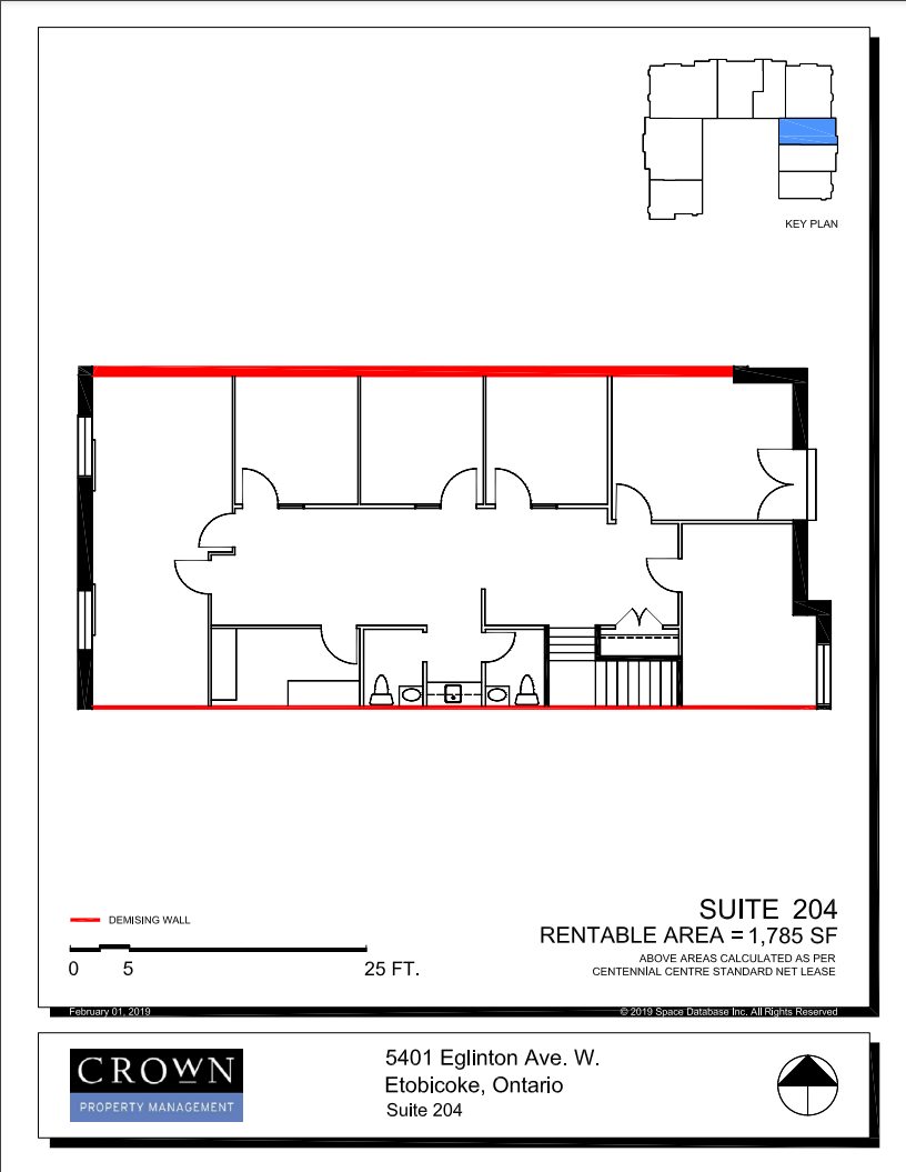 5401 Eglinton Ave W, Toronto, ON for lease Floor Plan- Image 1 of 1