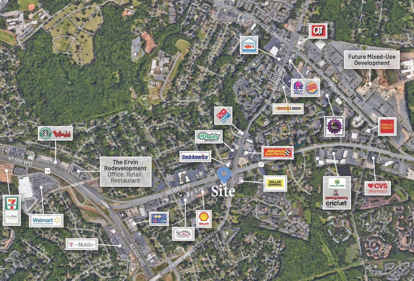 3061 N Sharon Amity Rd, Charlotte, NC 28205 The Plaza