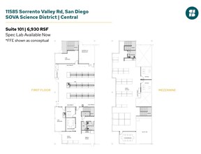 11555 Sorrento Valley Rd, San Diego, CA for lease Floor Plan- Image 1 of 1