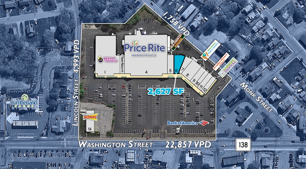 638-686 Washington St, Stoughton, MA for lease - Building Photo - Image 2 of 6