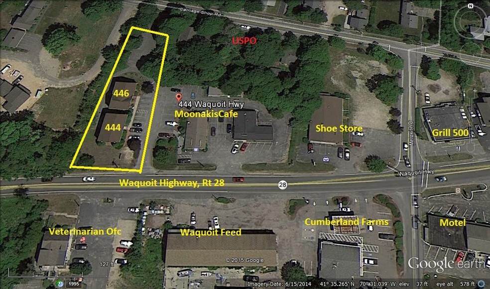 446 Waquoit Hwy, East Falmouth, MA for lease - Building Photo - Image 2 of 2
