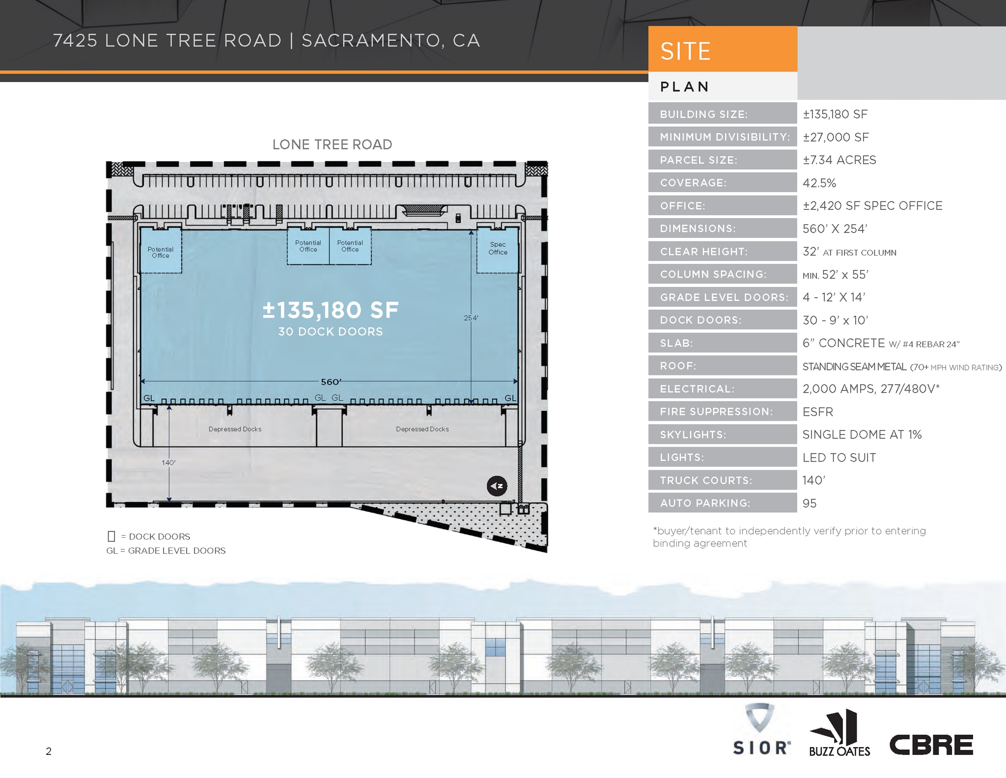 7425 Lone Tree Rd, Sacramento, CA for lease Floor Plan- Image 1 of 1
