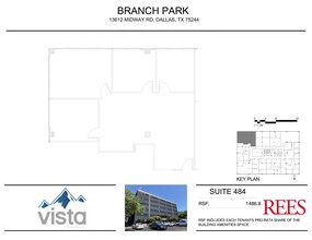 13740 Midway Rd, Farmers Branch, TX for lease Site Plan- Image 1 of 1