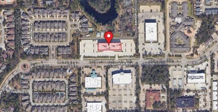 134 Vision Park, Shenandoah, TX - AERIAL  map view