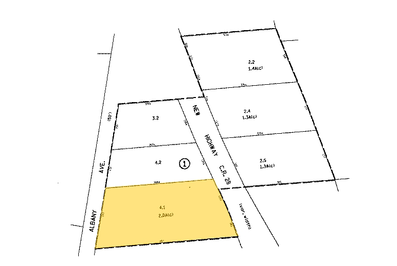 599-601 Albany Ave, Amityville, NY for lease - Plat Map - Image 2 of 21