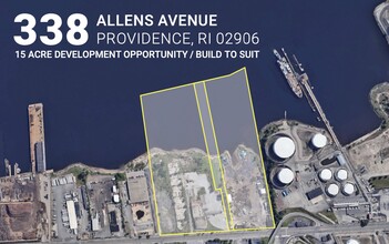 338 Allens Ave, Providence, RI - aerial  map view