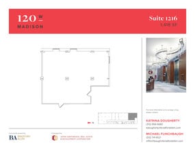 120 W Madison St, Chicago, IL for lease Floor Plan- Image 1 of 1