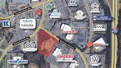 Bowman Plaza Dr, Little Rock, AR - AERIAL map view - Image1