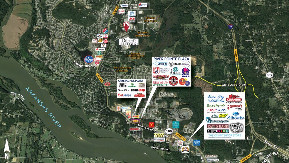 Carnahan Dr, Maumelle, AR 72113 Industrial Lot at Corner of Murphy Dr