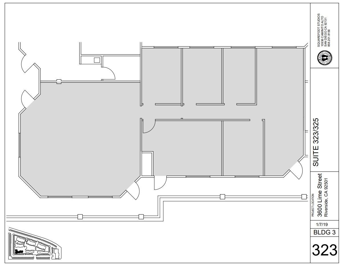 3600 Lime St, Riverside, CA for lease Floor Plan- Image 1 of 1